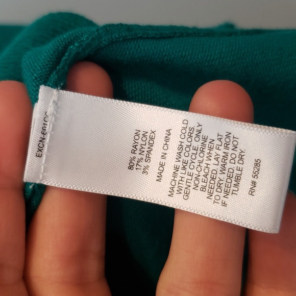 Express Long Sleeve Button-Up Sweater Cardigan Green Small - Picture 5 of 5